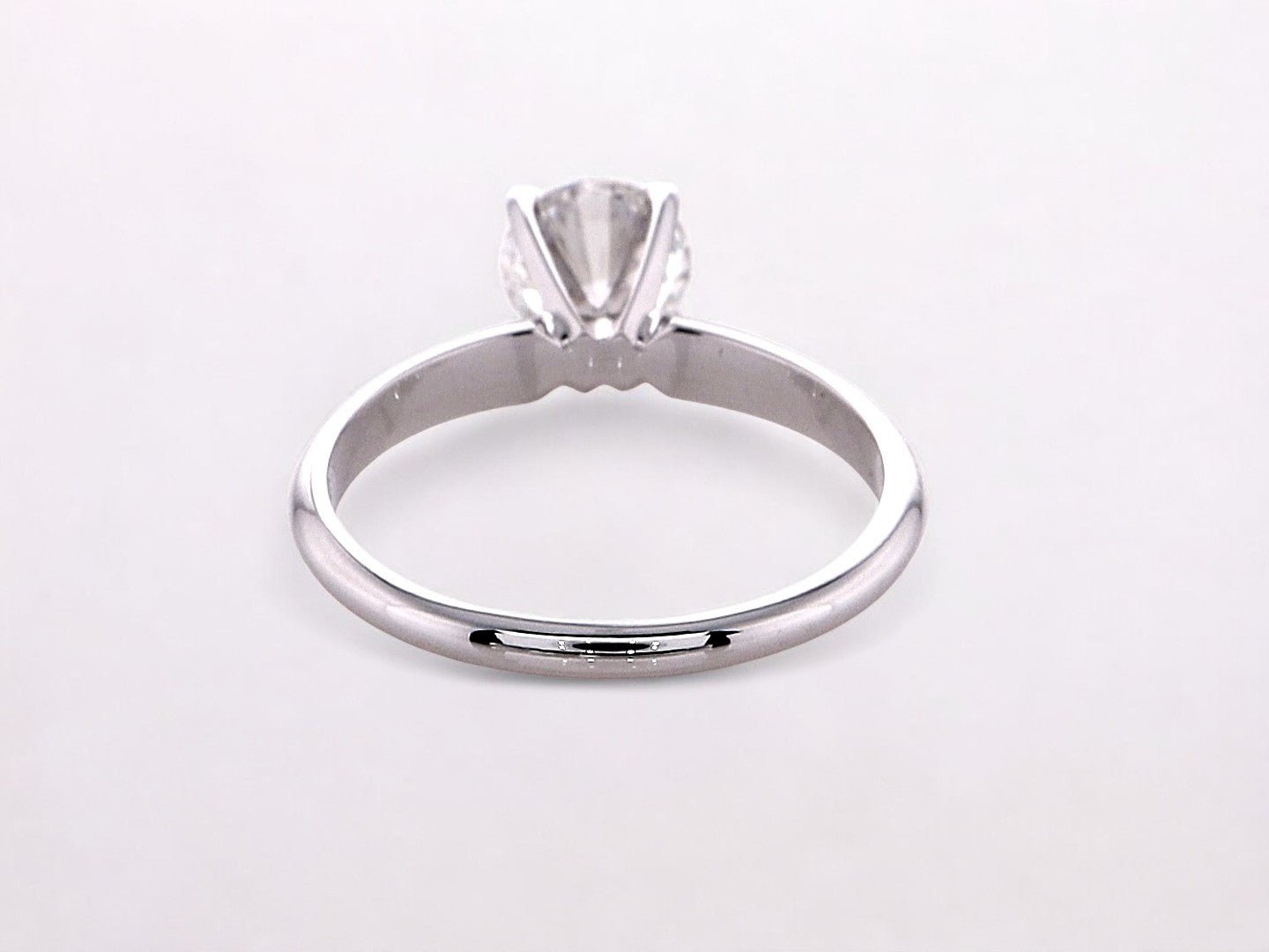 1 Carat Round Brilliant Lab Grown Diamond Solitaire Ring in 14K Gold - Rarest Jewelries