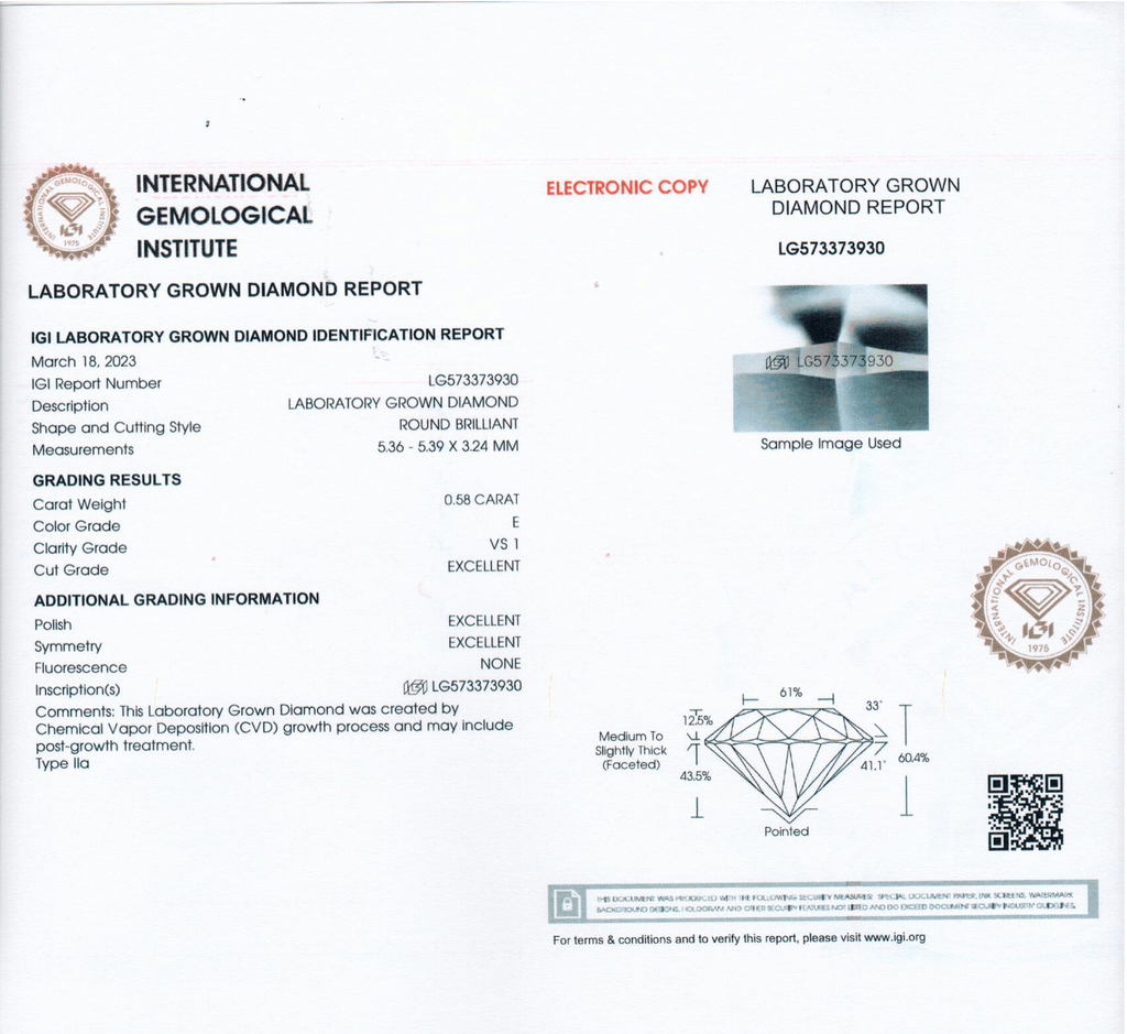 1 Carat Round Brilliant Lab Grown Diamond Stud Earrings in 14K Gold - Rarest Jewelries