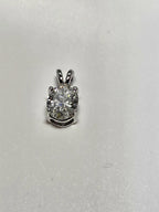 1.02 Carat Oval Brilliant Lab Grown Diamond Pendant in 14K Gold - Rarest Jewelries