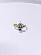 1.07 Carat Marquise Cut Lab Grown Diamond Solitaire Engagement Ring in 14K Gold - Rarest Jewelries
