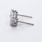 1.4 Carat Round Brilliant Lab Grown Diamond Stud Earrings in 14K Gold - Rarest Jewelries