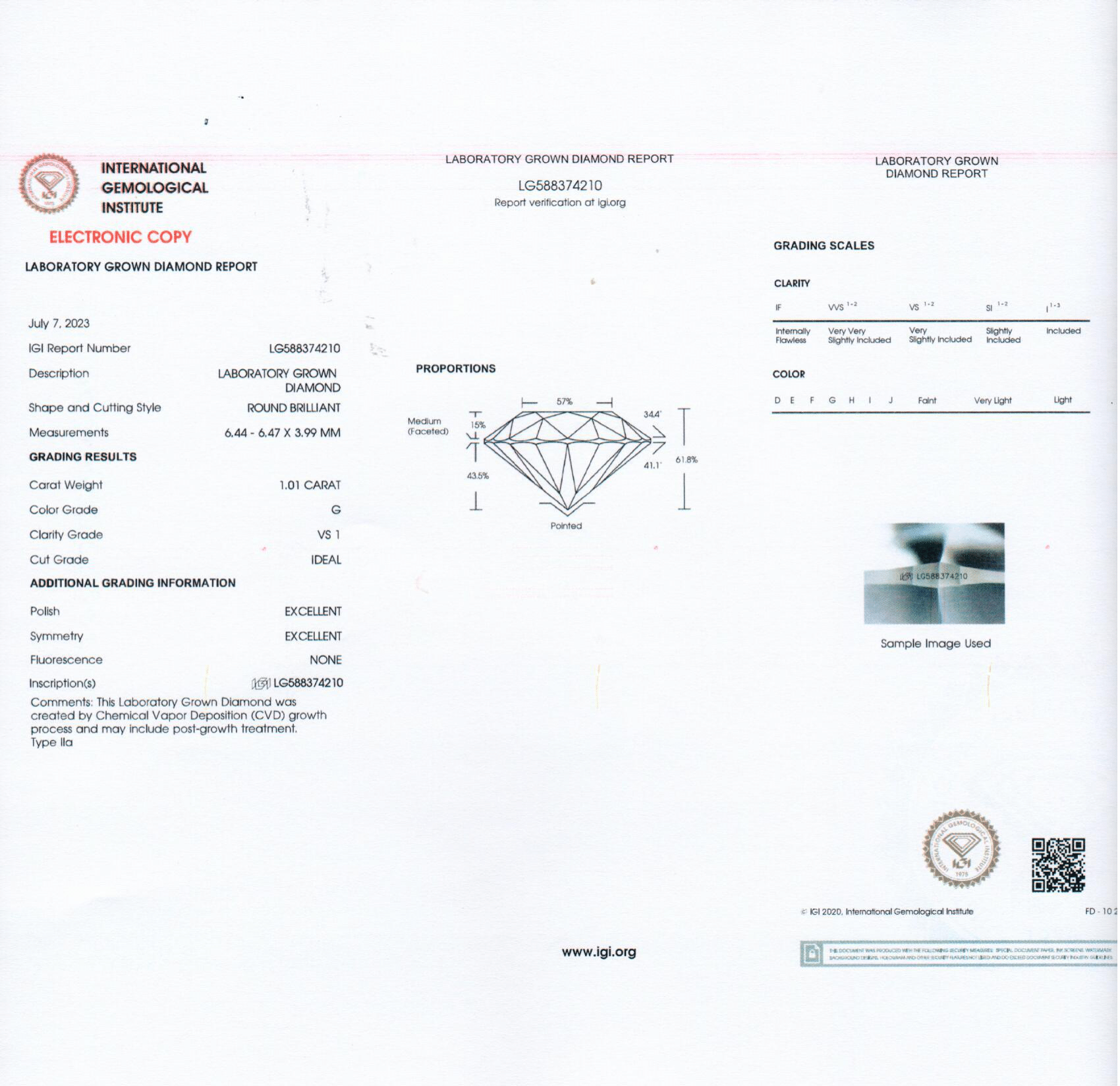 2 Carat Round Brilliant Lab Grown Diamond Stud Earrings in 14K Gold - Rarest Jewelries