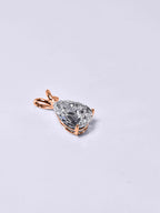 2.01 Carat Pear Shape Cut Lab Grown Diamond Pendant in 14K Gold - Rarest Jewelries