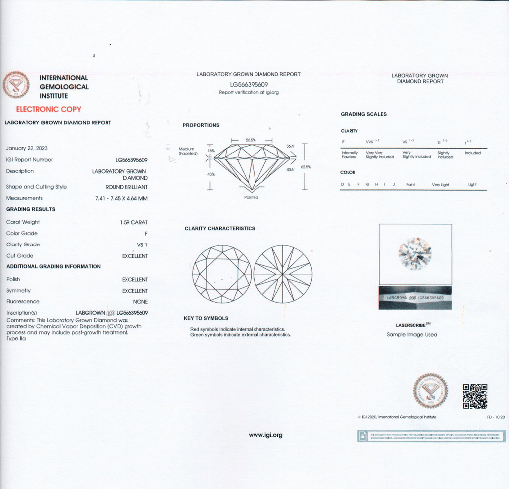 3 Carat Round Brilliant Lab Grown Diamond Stud Earrings in 14K Gold - Rarest Jewelries