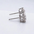 3 Carat Round Brilliant Lab Grown Diamond Stud Earrings in 14K Gold - Rarest Jewelries