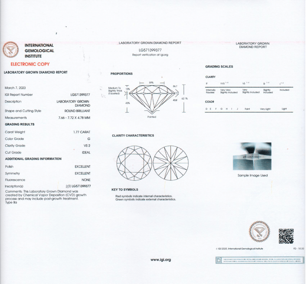 3.5 Carat Round Brilliant Lab Grown Diamond Stud Earrings in 14K Gold - Rarest Jewelries