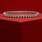 7.5 Ctw Lab Grown Diamond Round Tennis Bracelet in 14K Gold - Rarest Jewelries