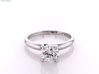 1 Carat Round Brilliant Lab Grown Diamond Solitaire Ring in 14K Gold